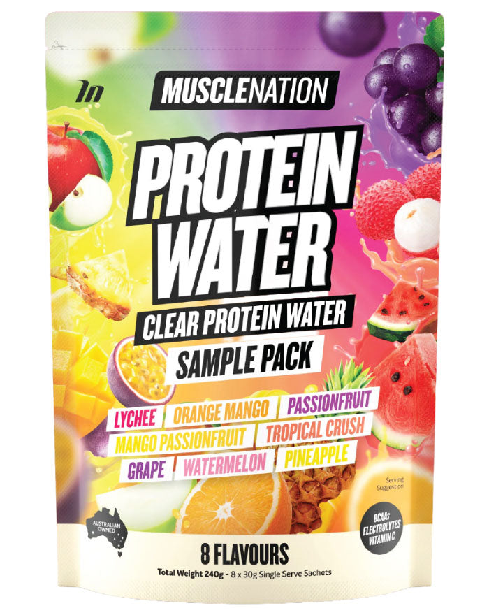 Muscle Nation Protein Water Sampler Pack 240g product image