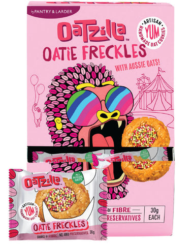 Oatzilla Oat Cookie Oatie Freckles 30g handmade Aussie oat snack