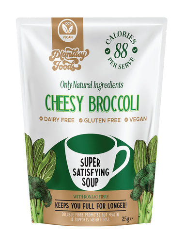 Plantasy Foods Cheezy Broccoli Soup 25g gluten free vegan dairy free instant soup sachet