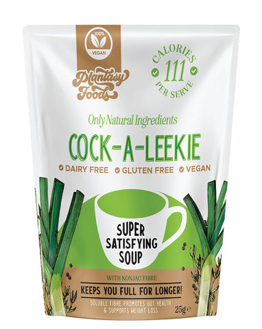 Plantasy Foods Cock-A-Leekie Soup 25g gluten free vegan dairy free instant soup sachet