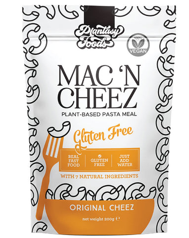 Plantasy Foods Mac N Cheez Original 200g gluten free vegan plant based pasta meal pouch