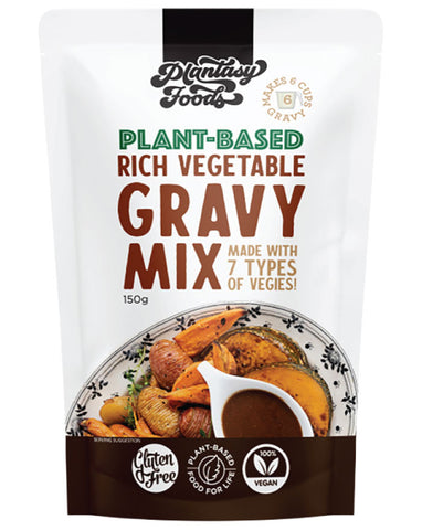 Plantasy Foods Vegetable Gravy Mix 150g gluten free vegan plant based gravy pouch