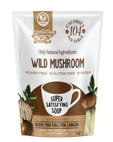 Plantasy Foods Wild Mushroom Soup 25g gluten free vegan dairy free instant soup sachet