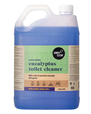 SimplyClean Eucalyptus Toilet Cleaner 5 ltr bulk refill cleaning product