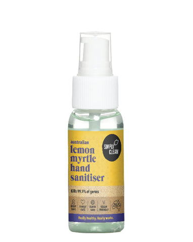 SimplyClean Lemon Myrtle Hand Sanitiser 50ml