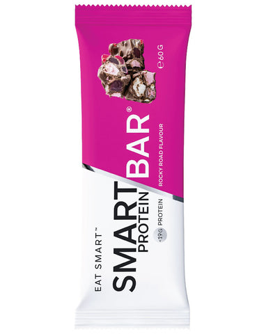 Smart Protein Bar Rocky Road 60g wholesale protein bar for Australian retailers