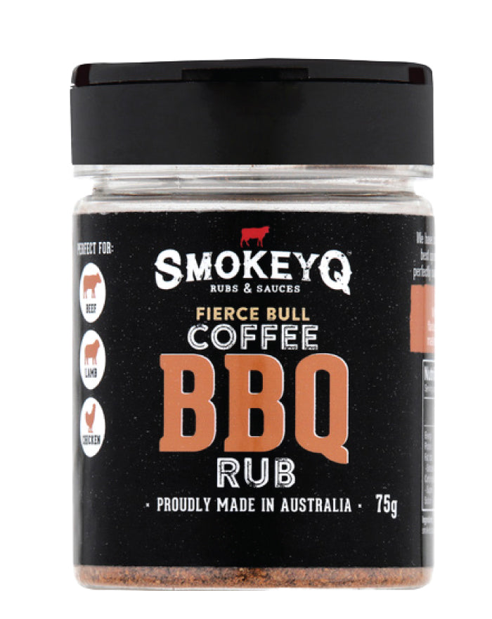 SmokeyQ Fierce Bull Coffee Rub 75g BBQ seasoning