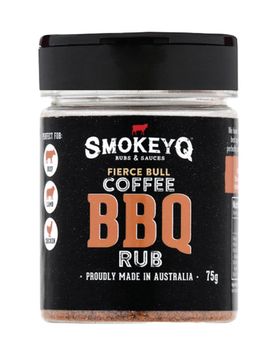 SmokeyQ Fierce Bull Coffee Rub 75g BBQ seasoning