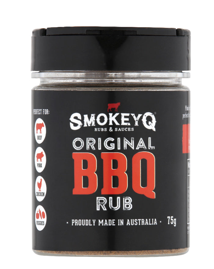 SmokeyQ Original BBQ Rub 75g Australian BBQ seasoning rub