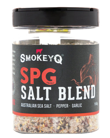 SmokeyQ Salt Pepper Garlic Blend 150g gourmet seasoning