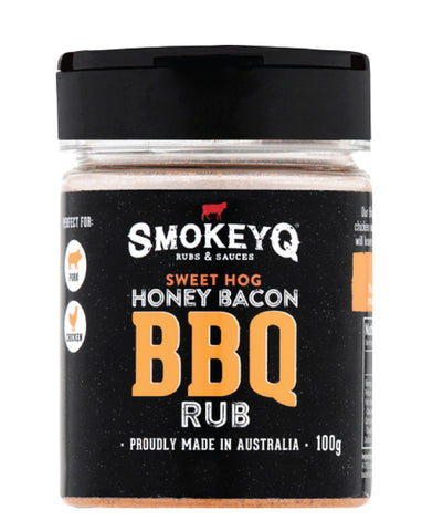 SmokeyQ Sweet Hog Honey Bacon Rub 100g BBQ seasoning