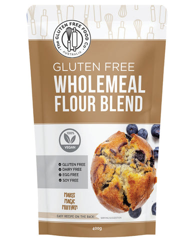 The Gluten Free Food Co Wholemeal Gluten Free Flour Blend 400g organic baking flour