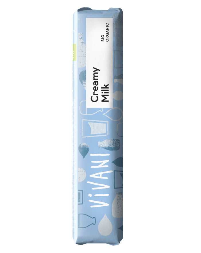 Vivani Organic Chocolate Creamy Milk Snack 40g premium organic chocolate