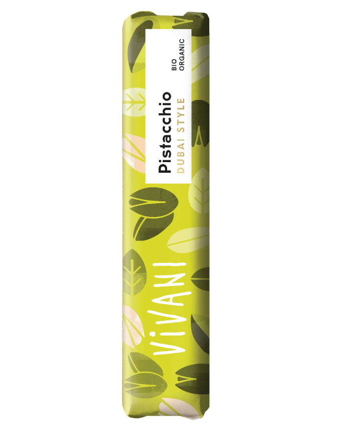 Vivani Organic Chocolate Pistachio 40g premium organic chocolate