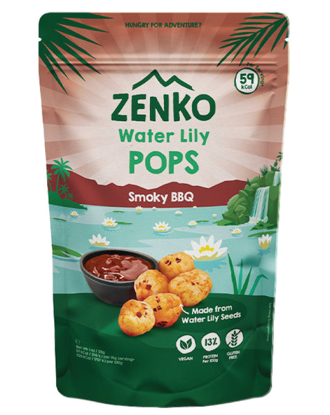 Zenko Water Lily Pops BBQ 28g | Water Lily Pops – Fresh Food Enterprises
