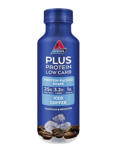 Atkins Plus Protein Low Carb Shake Iced Coffee 400ml - Fresh Food Enterprises