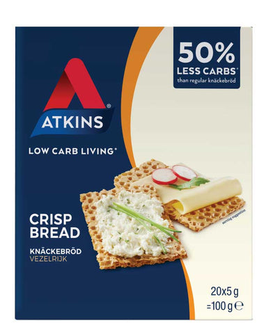 Atkins Low Carb Crisp Bread 100g - Fresh Food Enterprises