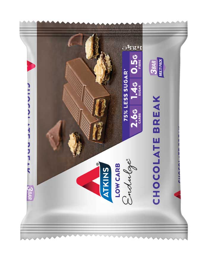 Atkins Endulge Single Chocolate Break 64.5g - Fresh Food Enterprises