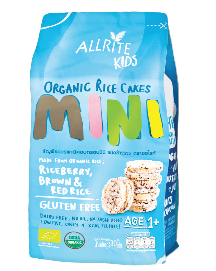 ALLRITE Organic Rice Cakes Mini 30g