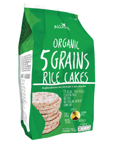 ALLRITE Organic Rice Cakes 5 Grains 76g