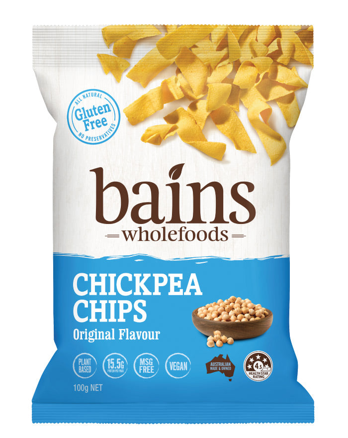 Bains Wholefoods Chickpea Chips Original 100g