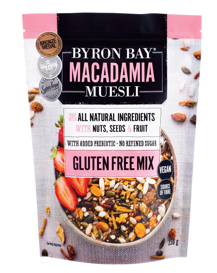 Byron Bay Muesli Gluten Free w. Prebiotics 350g