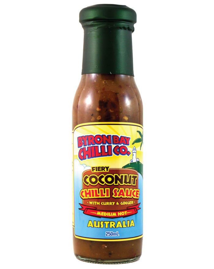 Byron Bay Chilli Fiery Coconut Chilli Sauce 250ml - Fresh Food Enterprises