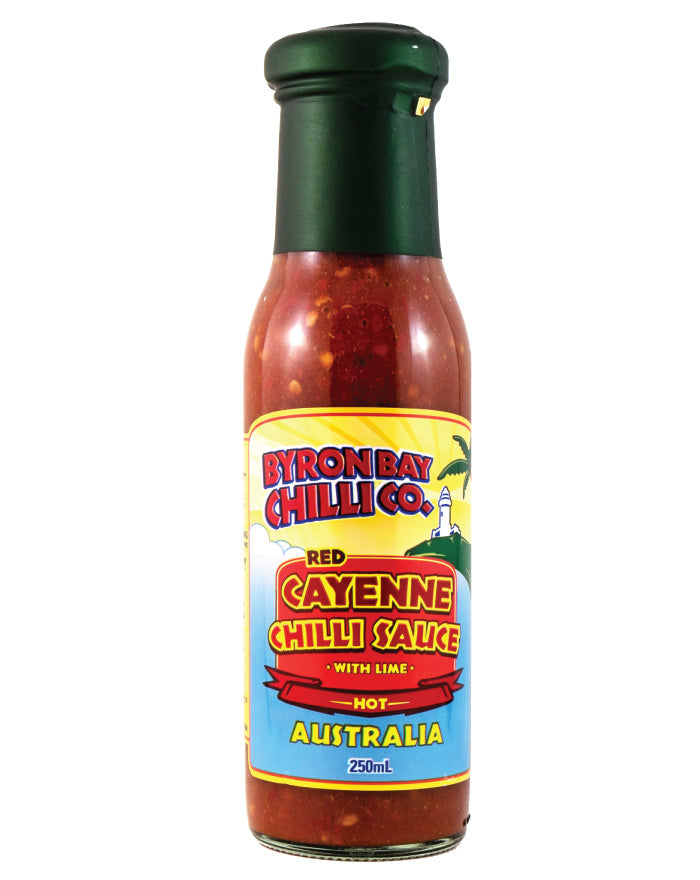 Byron Bay Chilli Red Cayenne 250ml - Fresh Food Enterprises