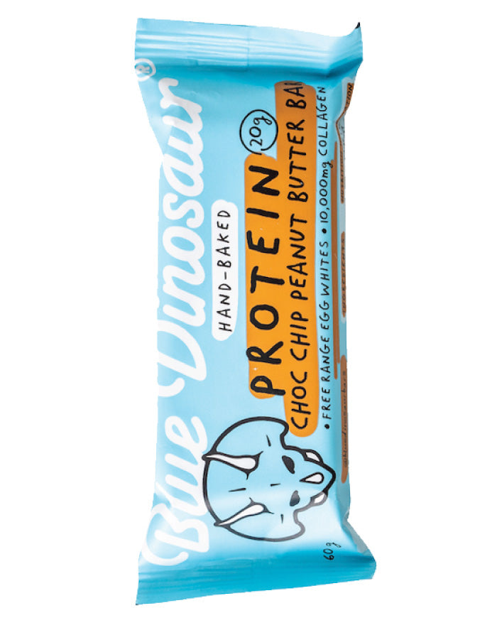 Blue Dinosaur Protein Bar Choc Chip Peanut Butter 60g