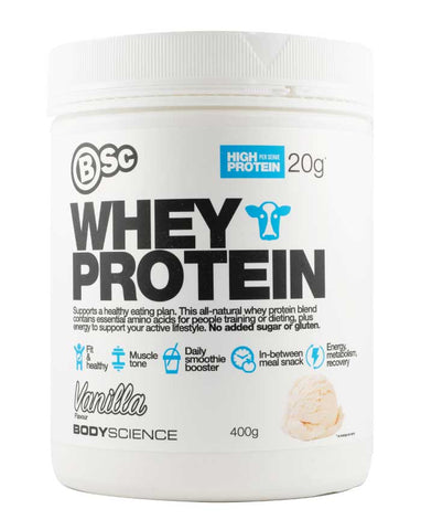 Body Science Whey Protein Vanilla 400g - Fresh Food Enterprises