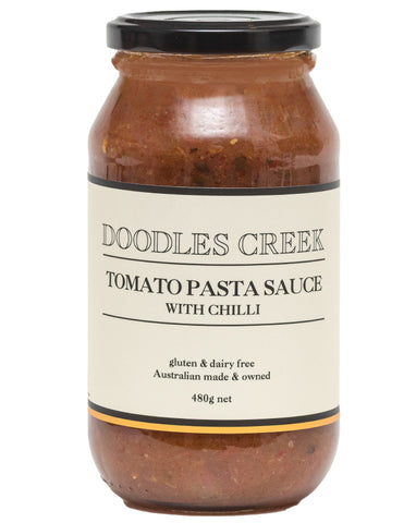 Doodles Creek Tomato Pasta Sauce with Chili 480g