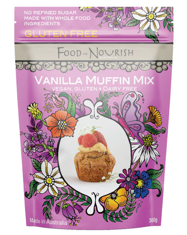 Food to Nourish Vanilla Muffin Mix 360g