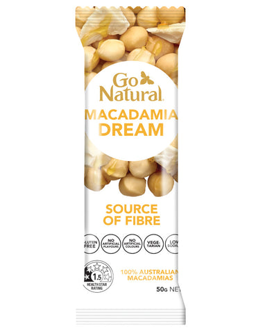 Go Natural Snack Bars Macadamia Dream 50g