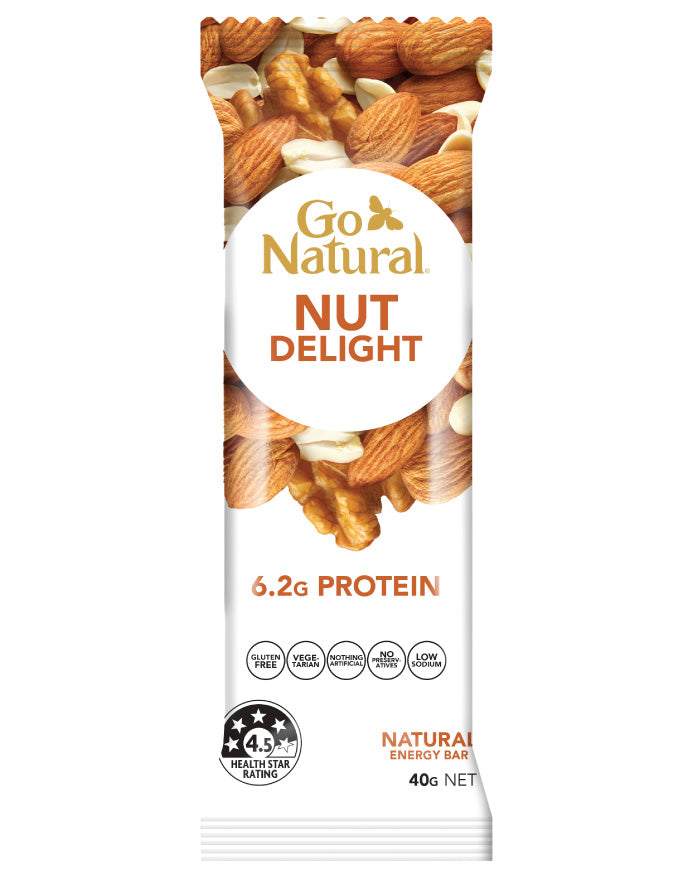 Go Natural Snack Bars Nut Delight 40g