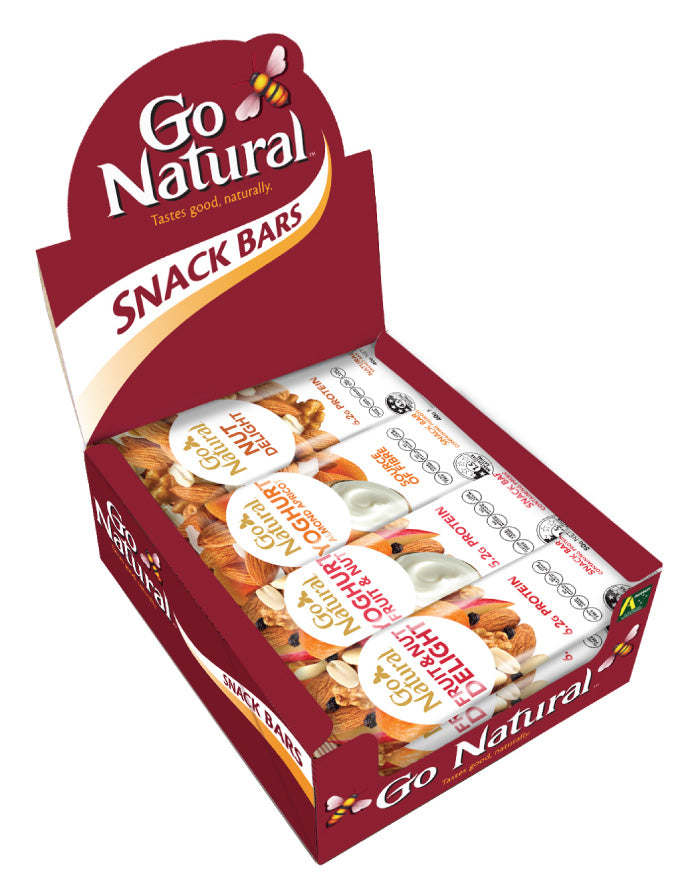 Go Natural Snack Bars Mixed Snack Box 16 x 40g-50g