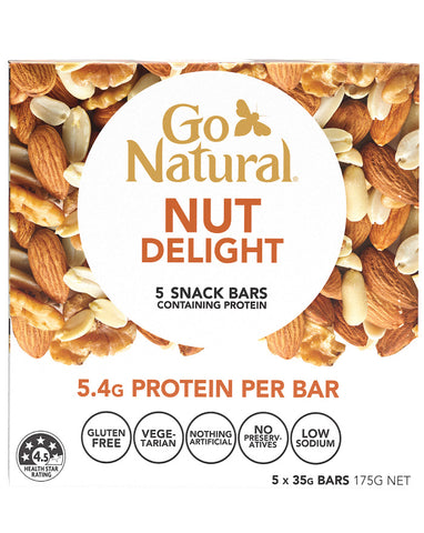 Go Natural Multipack Bars Nut Delight 175g