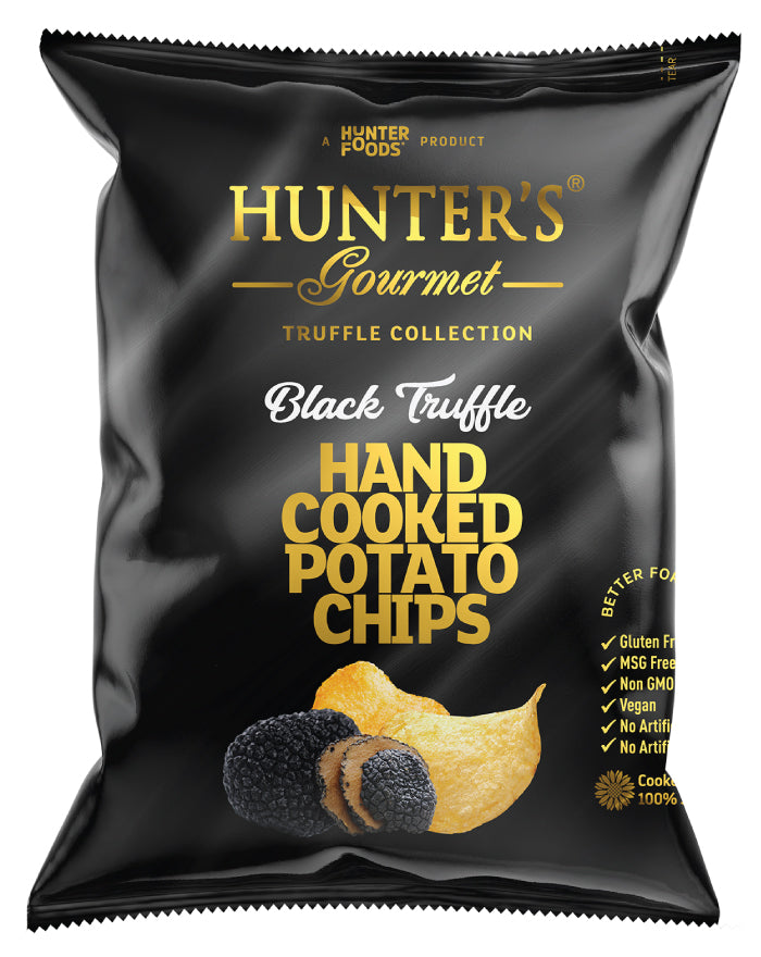 Hunter's Hand Cooked Potato Chips Black Truffle 125g