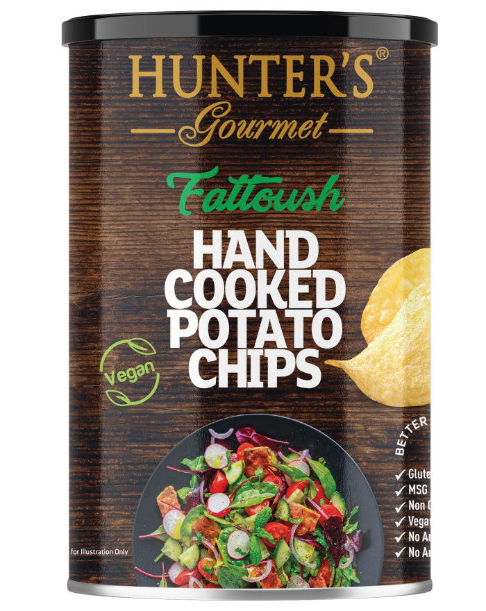 Hunter's Hand Cooked Potato Chips Fattoush 150g CLEARANCE AUG 2024 EXPIRY