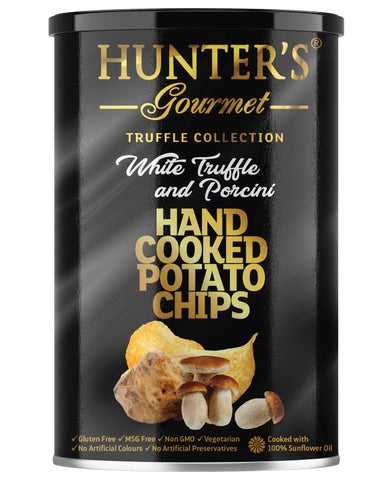 Hunter's Hand Cooked Potato Chips White Truffle and Porcini 150g