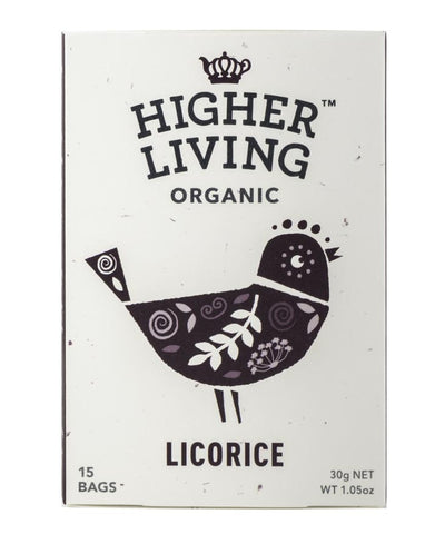 Higher Living Organic Licorice 3 x 22g - Fresh Food Enterprises