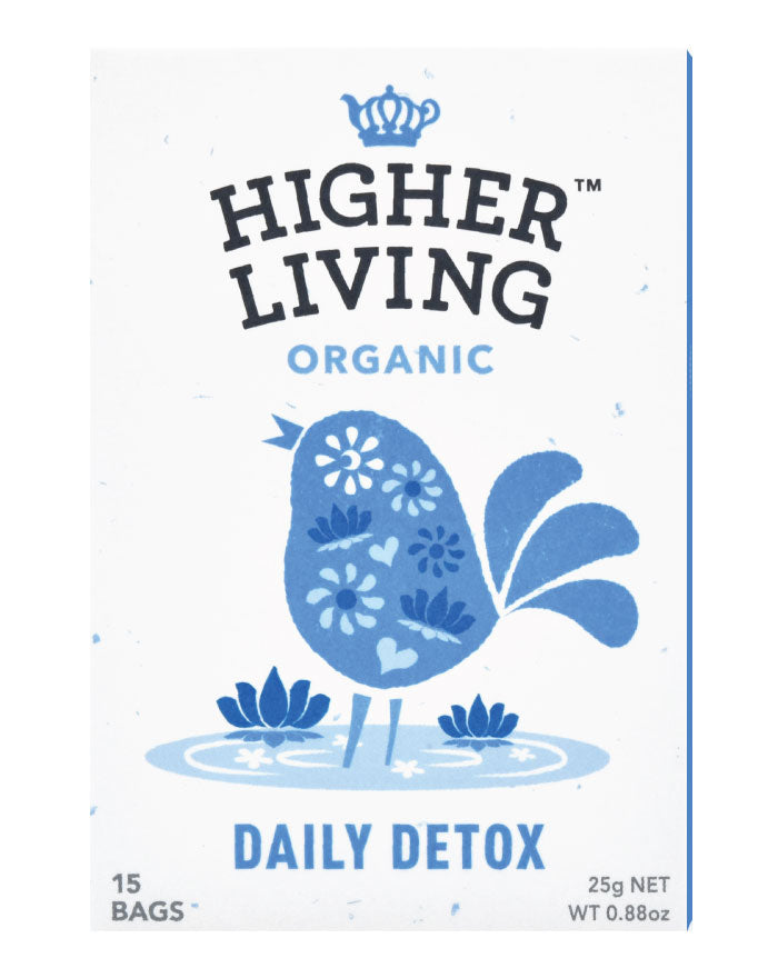 Higher Living Organic Tea Daily Detox 22g