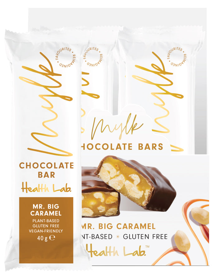 Health Lab Mylk Chocolate Bars Caramel Peanut 40g