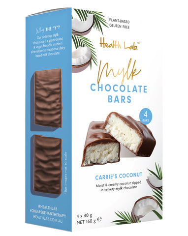 Health Lab Multipack Mylk Chocolate Bars Coconut 160g
