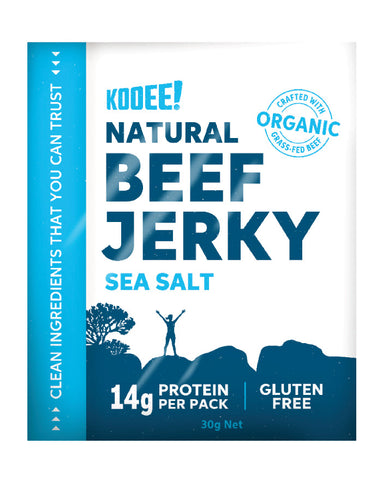KOOEE! Organic Beef Jerky Sea Salt 30g