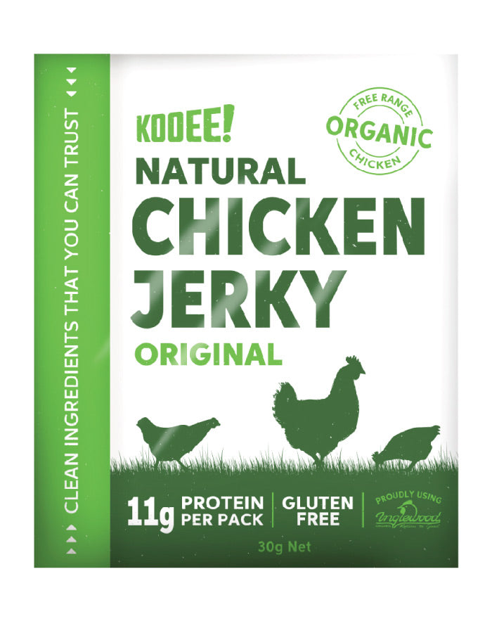 KOOEE! Organic Free Range Chicken Jerky 30g