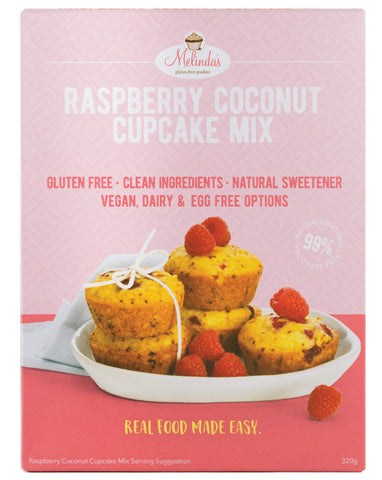Melinda's Bakery Raspberry Coconut Cupcakes 320g - Fresh Food Enterprises