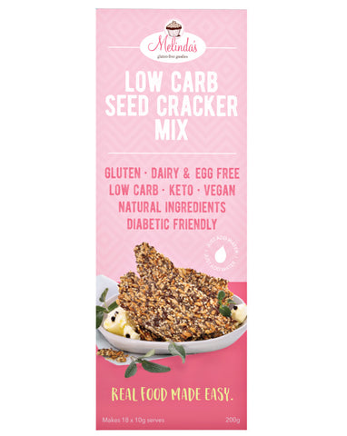 Melinda's Low Carb Seed Cracker Mix 200g - Fresh Food Enterprises