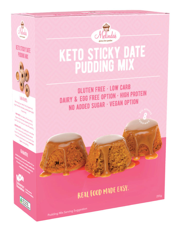 Melinda's Gluten Free Sticky Date KETO Pudding 270g