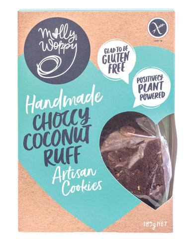 Molly Woppy Artisan Cookies Vegan Choccy Coconut Ruff 175g
