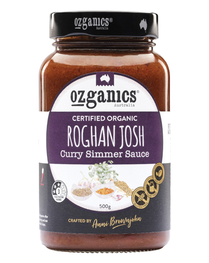 Ozganics Roghan Josh Curry Sauce 500g